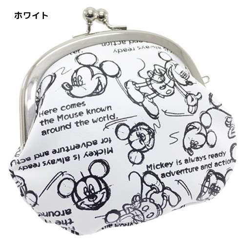 ミッキーマウス コインパース がまぐちポーチ デッサン柄 ディズニー キャラクターグッズの通販はau Pay マーケット シネマコレクション 5400円以上で送料無料