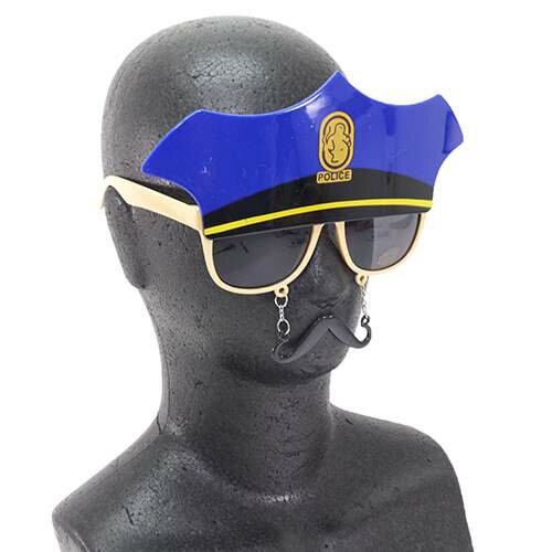 おもしろメガネ コスプレメガネ 面白サングラス 警察官 ポリスマン 仮装 イベントグッズの通販はau Pay マーケット シネマコレクション 5400円以上で送料無料