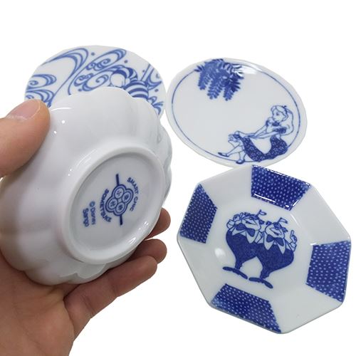 ふしぎの国のアリス ミニ小皿 陶磁器製豆皿ディズニー