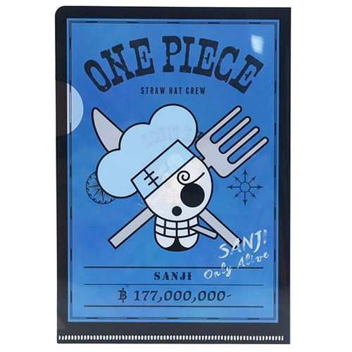 ワンピース ファイル A6ミニクリアアイル サンジ One Piece アニメキャラクターグッズ メール便可の通販はau Pay マーケット シネマコレクション 5400円以上で送料無料