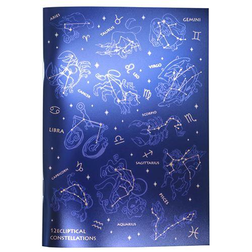 12星座 横罫ノート B6 メタリックノート 星図 ステーショナリーグッズ通販 メール便可 の通販はau Pay マーケット シネマコレクション 5400円以上で送料無料
