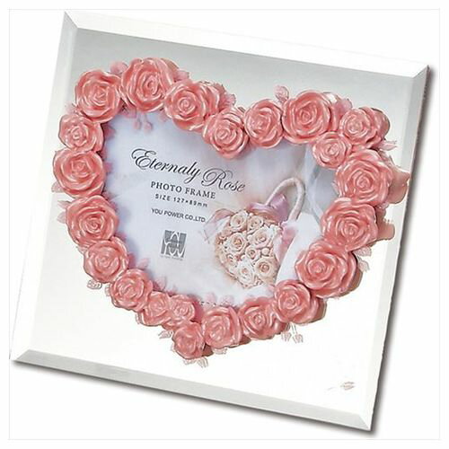 エターナリーローズフォトフレーム（ライトピンク） 取寄品 写真立て フォトフレーム エターナリーローズ ホワイト