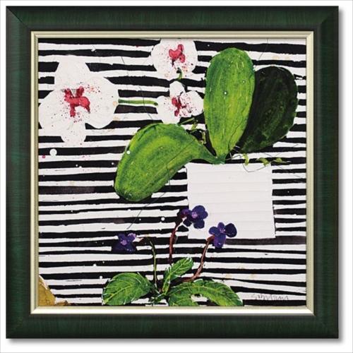 取寄品 送料無料 スーザン・ブラウン フラワー アート Art Frames ホットハウスオーキッド インテリア グッズ