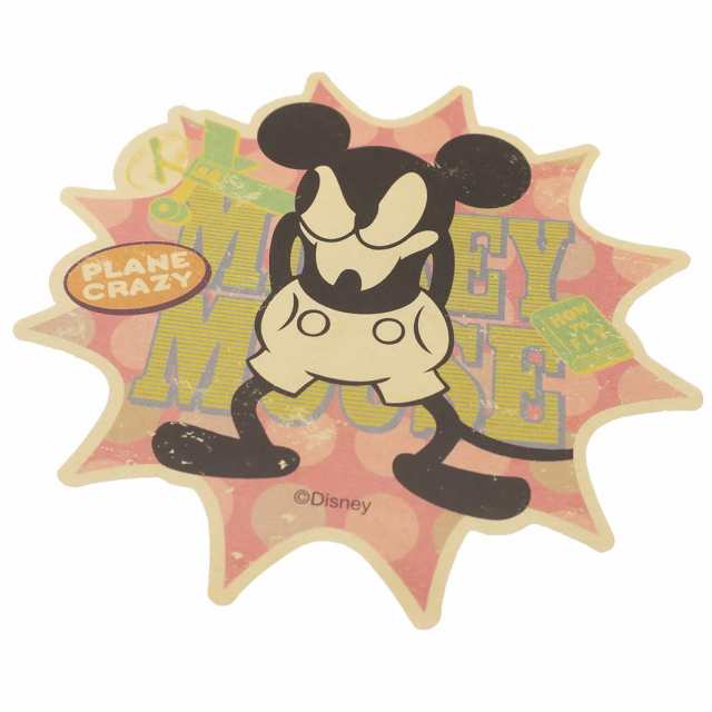 ミッキーマウス Sticker トラベルステッカー Plane Carzy ディズニー キャラクターグッズ メール便可の通販はau Pay マーケット シネマコレクション 5400円以上で送料無料