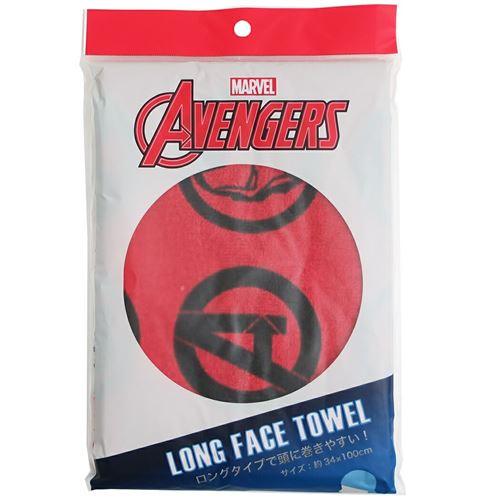 アベンジャーズ ロングフェイスタオル 頭巻きタオル Avengersアイコン マーベル キャラクターグッズ メール便可の通販はau Pay マーケット シネマコレクション 5400円以上で送料無料