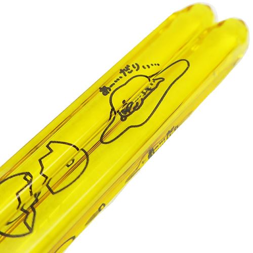 ぐでたま おはし クリア箸 イエロー サンリオ キャラクター