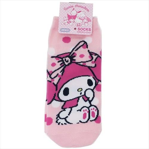 マイメロディ 女性用靴下 レディースソックス パステルドット サンリオ キャラクターグッズ通販 メール便可の通販はau Wowma シネマコレクション 5400円以上で送料無料