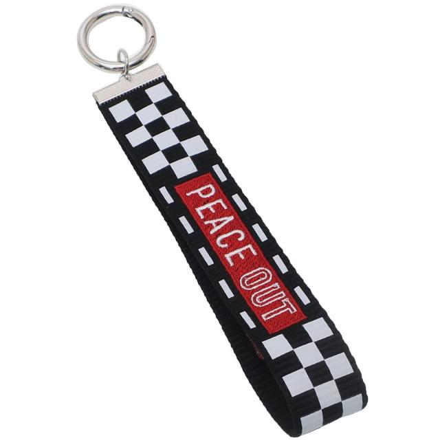 キーリング ロゴテープ キーホルダー Peace Out オルチャンテイストグッズ通販 メール便可の通販はau Pay マーケット シネマコレクション 5400円以上で送料無料