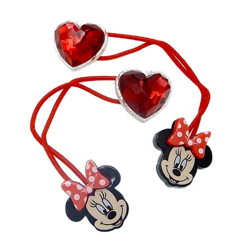 ミニーマウス ヘアアクセ きらきらハートポニー2本セット ハートストーン ディズニー キャラクターグッズ通販 メール便可の通販はau Pay マーケット シネマコレクション 5400円以上で送料無料