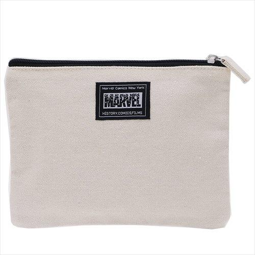 マーベル コスメポーチ 生成帆布 フラットポーチ スター Bk Marvel 化粧品入れ アメコミキャラクター グッズ メール便可の通販はau Pay マーケット シネマコレクション 5400円以上で送料無料