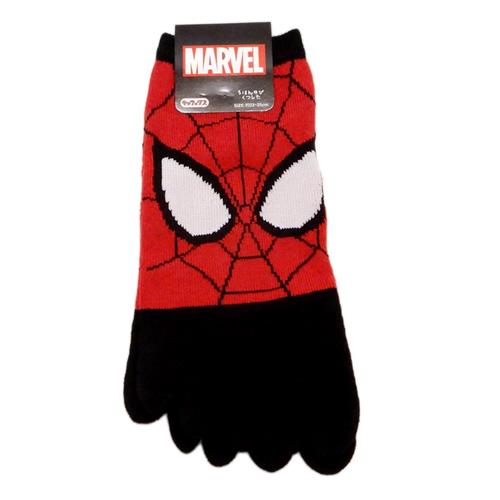 スパイダーマン 女性 用 靴下 レディース 5本指 ソックス フェイス マーベル 23 25cm キャラクター グッズ メール便可の通販はau Pay マーケット シネマコレクション 5400円以上で送料無料