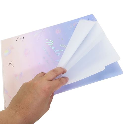 Make You ポケット ファイル 5インデックス クリアファイル グラデーション 新入学 新学期準備 可愛い ステーショナリーの通販はau Pay マーケット シネマコレクション 5400円以上で送料無料