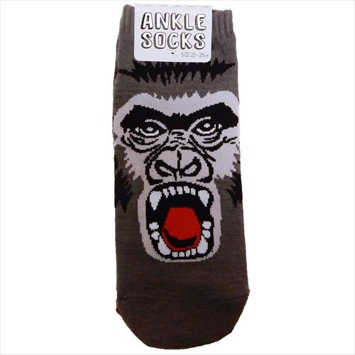 ゴリラ 男性用靴下 メンズアンクルソックス 25 28cm おもしろ雑貨 グッズ メール便可の通販はau Pay マーケット シネマコレクション 5400円以上で送料無料