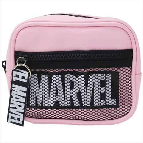 マーベル コスメポーチ メッシュポケット付き スクエアポーチ ロゴ ピンク 小物入れ キャラクター グッズの通販はau Pay マーケット シネマコレクション 5400円以上で送料無料