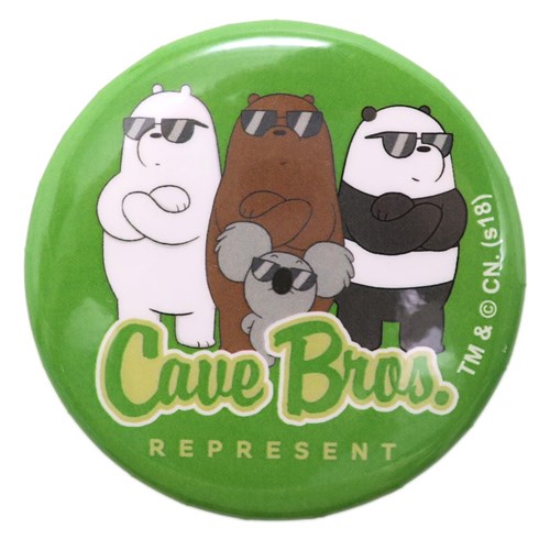 ぼくらベアベアーズ 缶バッジ 55mmカンバッジ サングラス コレクション雑貨 キャラクター グッズ メール便可の通販はau Pay マーケット シネマコレクション 5400円以上で送料無料