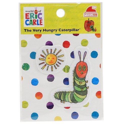 はらぺこあおむし ワッペン ミニ アイロンパッチ 2枚セット お日様 エリックカール 手芸用品 絵本キャラクター グッズ メール便可の通販はau Pay マーケット シネマコレクション 5400円以上で送料無料