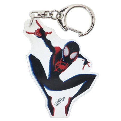 スパイダーマン スパイダーバース アクリル キーホルダー キーリング マイルズモラレス マーベル アメコミ メール便可の通販はau Pay マーケット シネマコレクション 5400円以上で送料無料