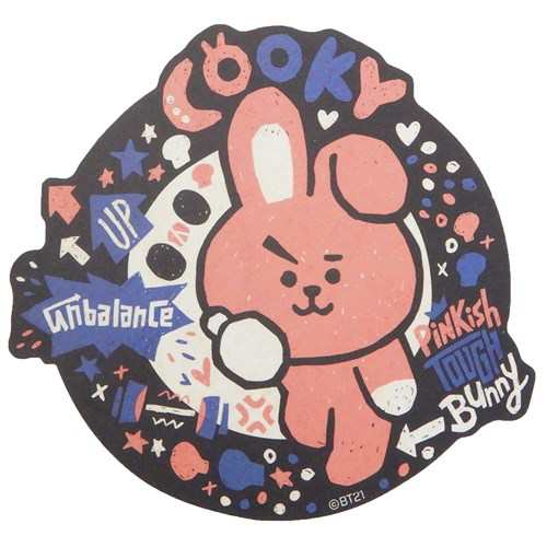 Bt21 ビッグ シール トラベル ステッカー Cooky デコステッカー キャラクター グッズ メール便可の通販はau Pay マーケット シネマコレクション 5400円以上で送料無料