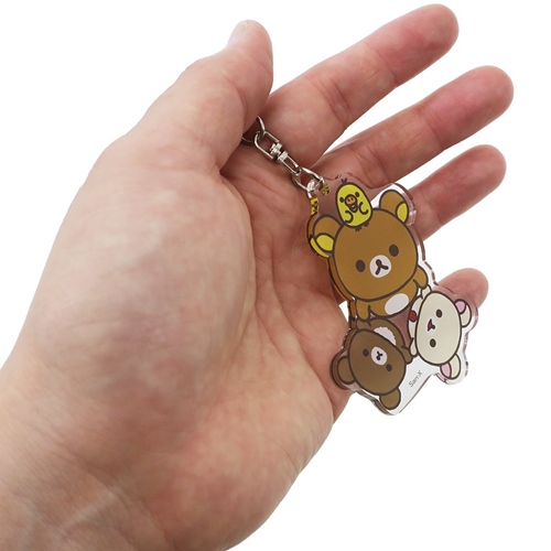 リラックマ キーホルダー ダイカット アクリル キーホルダー てつなぎ サンエックス バッグチャーム キャラクター グッズ メール便可の通販はau Pay マーケット シネマコレクション 5400円以上で送料無料