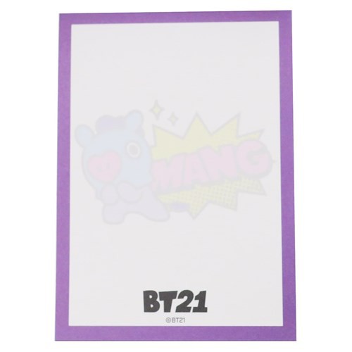 Bt21 メモ帳 ミニ ミニメモ Mang Line Friends 文具 キャラクター グッズ メール便可の通販はau Pay マーケット シネマコレクション 5400円以上で送料無料
