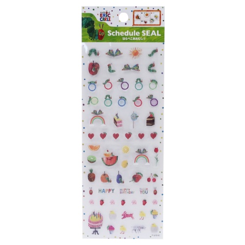 はらぺこあおむし シール シート スケジュールシール Shr 01 エリックカール デコシール 絵本キャラクター グッズ メール便可の通販はau Pay マーケット シネマコレクション 5400円以上で送料無料