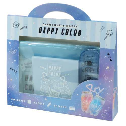 化粧雑貨 ギフトセット コスメセット Happy Color ミラー ポーチ コーム プチギフト グッズの通販はau Pay マーケット シネマコレクション 5400円以上で送料無料