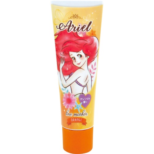 リトルマーメイド アリエル チューブ型 蛍光マーカー カラーペン オレンジ ディズニープリンセス 年新入園新入学準備 メール便可の通販はau Pay マーケット シネマコレクション 5400円以上で送料無料