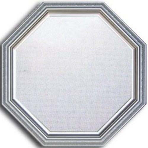 八角ミラー 鏡 Huit Mirror シルバー MHT-11968 風水 開運 インテリア 取寄品 送料無料