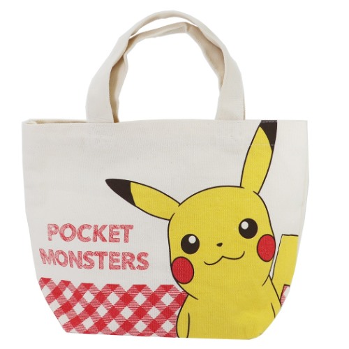 ポケモン ランチトート マチ付き コットンバッグ ピカチュウアップ チェック ポケットモンスター 30 10cm キャラクター グッズの通販はau Pay マーケット シネマコレクション 5400円以上で送料無料