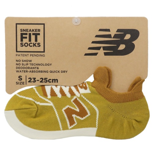 ニューバランス 女性用 靴下 レディース スニーカーソックス マスタード New Balance 23 25cm スポーツブランド グッズ メール便可の通販はau Pay マーケット シネマコレクション 5400円以上で送料無料