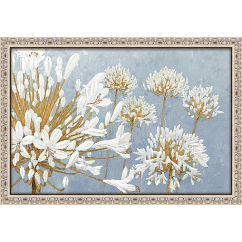 絵  フラワーアート ジェームス・ウィーンズ フラワーアート ゴールデン スプリング ブルー