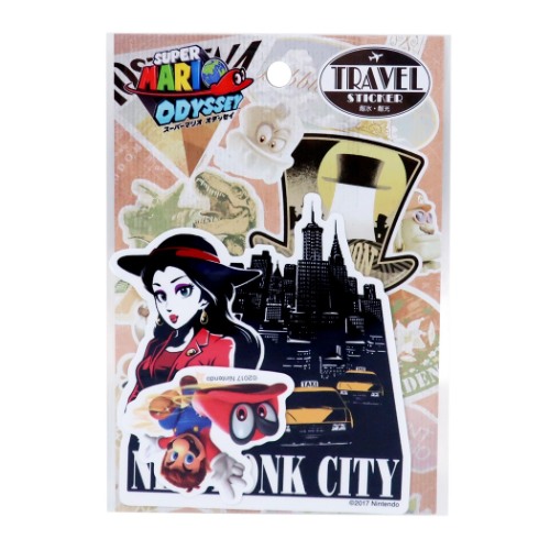 スーパーマリオオデッセイ トラベル ステッカー 2枚セット ビッグ シール 都市の国 Nintendo 耐水 耐光 キャラクター グッズ メール便可の通販はau Pay マーケット シネマコレクション 5400円以上で送料無料