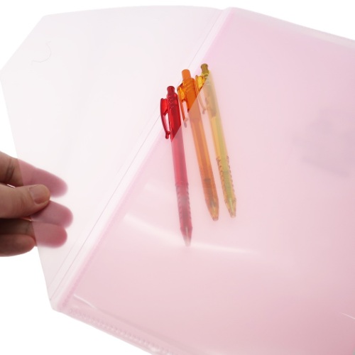 チップ＆デール ファイル ポケット付き ハードカバー 6P クリア