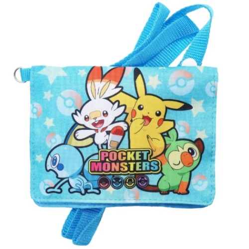 ポケットモンスター クリップポーチ ショルダー付きおでかけウォレット ブルー ポケモン キッズポシェット メール便可の通販はau Pay マーケット シネマコレクション 5400円以上で送料無料
