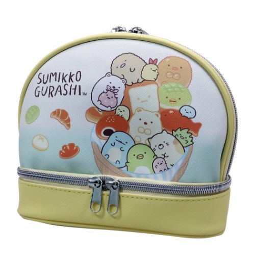 すみっコぐらし 化粧ポーチ シェル型 2段 ポーチ イエロー サンエックス コスメポーチ キャラクター グッズの通販はau Pay マーケット シネマコレクション 5400円以上で送料無料