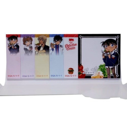 名探偵コナン 付箋 ロング ふせん 6種セット ジャンクフード 事務用品 アニメキャラクター グッズ メール便可の通販はau Pay マーケット シネマコレクション 5400円以上で送料無料