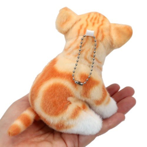 ミニぬいぐるみ ボールチェーン リアルネコ マスコット トラ猫 ねこ 約13cm プレゼント グッズの通販はau Pay マーケット シネマコレクション 5400円以上で送料無料