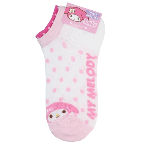 マイメロディ 女性用 靴下 レディース スニーカーソックス ドットピンク サンリオ 23 24cm キャラクター グッズ メール便可の通販はau Pay マーケット シネマコレクション 5400円以上で送料無料