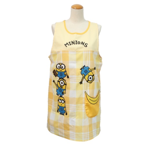 ミニオンズ レディース エプロン 割烹着 イエローチェック ユニバーサル映画 キッチン雑貨 キャラクター グッズの通販はau Pay マーケット シネマコレクション 5400円以上で送料無料