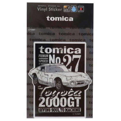 Tomica ビニール ステッカー ビッグ シール トヨタ00gt Bk02 大人トミカ 耐水耐光仕様 キャラクター グッズ メール便可の通販はau Pay マーケット シネマコレクション 5400円以上で送料無料