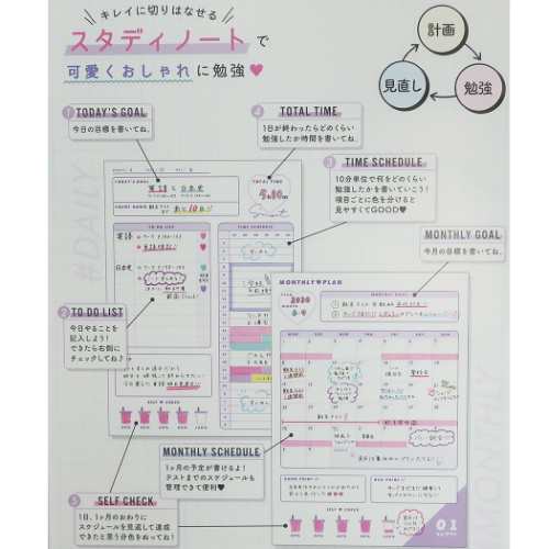 A5 勉強ノート Kawaii Color Cheerful 切りはなせる スタディノート By Pnk 新学期準備雑貨 かわいい グッズ メール便可の通販はau Pay マーケット シネマコレクション 5400円以上で送料無料