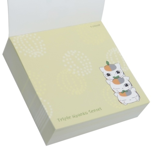 夏目友人帳 メモ帳 スクエア ブロック メモ トリプルニャンコ先生 C コレクション雑貨 アニメキャラクター グッズの通販はau Pay マーケット シネマコレクション 5400円以上で送料無料