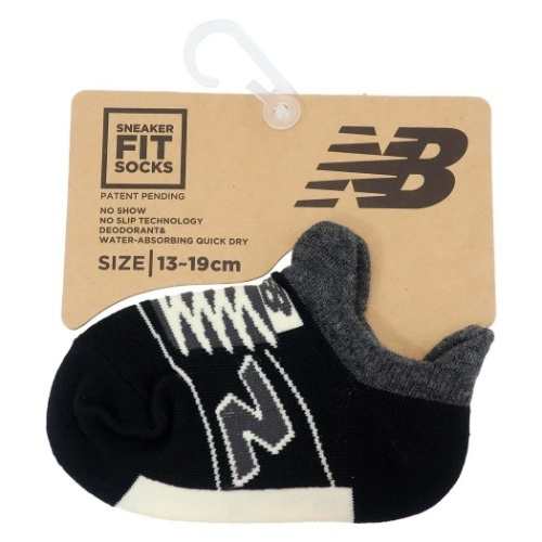 ニューバランス 子供用 靴下 キッズ スニーカーソックス ブラック New Balance スポーツブランド グッズ メール便可の通販はau Pay マーケット シネマコレクション 5400円以上で送料無料