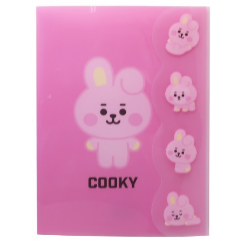 Bt21 ダイカットカバー付き 2ポケット クリアファイル ポケットファイル Cooky Lineフレンズ キャラクター グッズの通販はau Pay マーケット シネマコレクション 5400円以上で送料無料