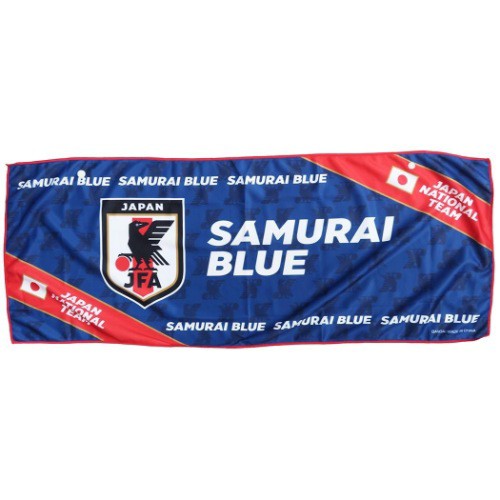 スーパー クールタオル 夏用 ひんやりサマータオル サムライブルー サッカー日本代表 Samurai Blue スポーツ グッズ メール便可の通販はau Pay マーケット シネマコレクション 5400円以上で送料無料