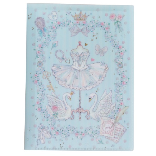 たけいみき 10ポケット A5 ミニ クリアファイル ミニ ポケットファイル クラシカルスワン ガーリーイラスト グッズ メール便可の通販はau Pay マーケット シネマコレクション 5400円以上で送料無料