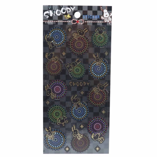 スヌーピー シールシート 和風 デコ ステッカー 花火 ピーナッツ キャラクター グッズ メール便可の通販はau Pay マーケット シネマコレクション 5400円以上で送料無料