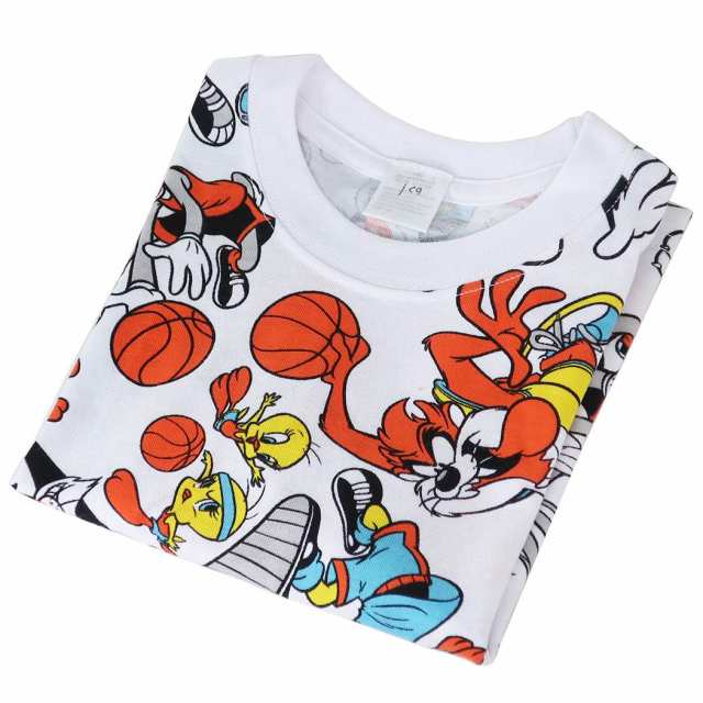 ルーニーテューンズ 子供用 キャラクター Tシャツ キッズt Shirts バスケ 総柄 半袖 グッズの通販はau Pay マーケット シネマコレクション 5400円以上で送料無料