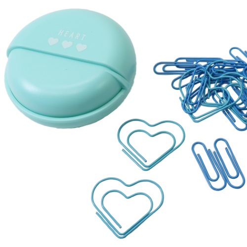 クリップ サークルケース付き ゼムクリップ セット ハート ミント おしゃれ グッズの通販はau Pay マーケット シネマコレクション 5400円以上で送料無料