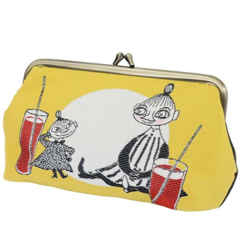 ムーミン コスメポーチ 桐生織 がま口ポーチ イエロー 北欧 キャラクター グッズの通販はau Pay マーケット シネマコレクション 5400円以上で送料無料